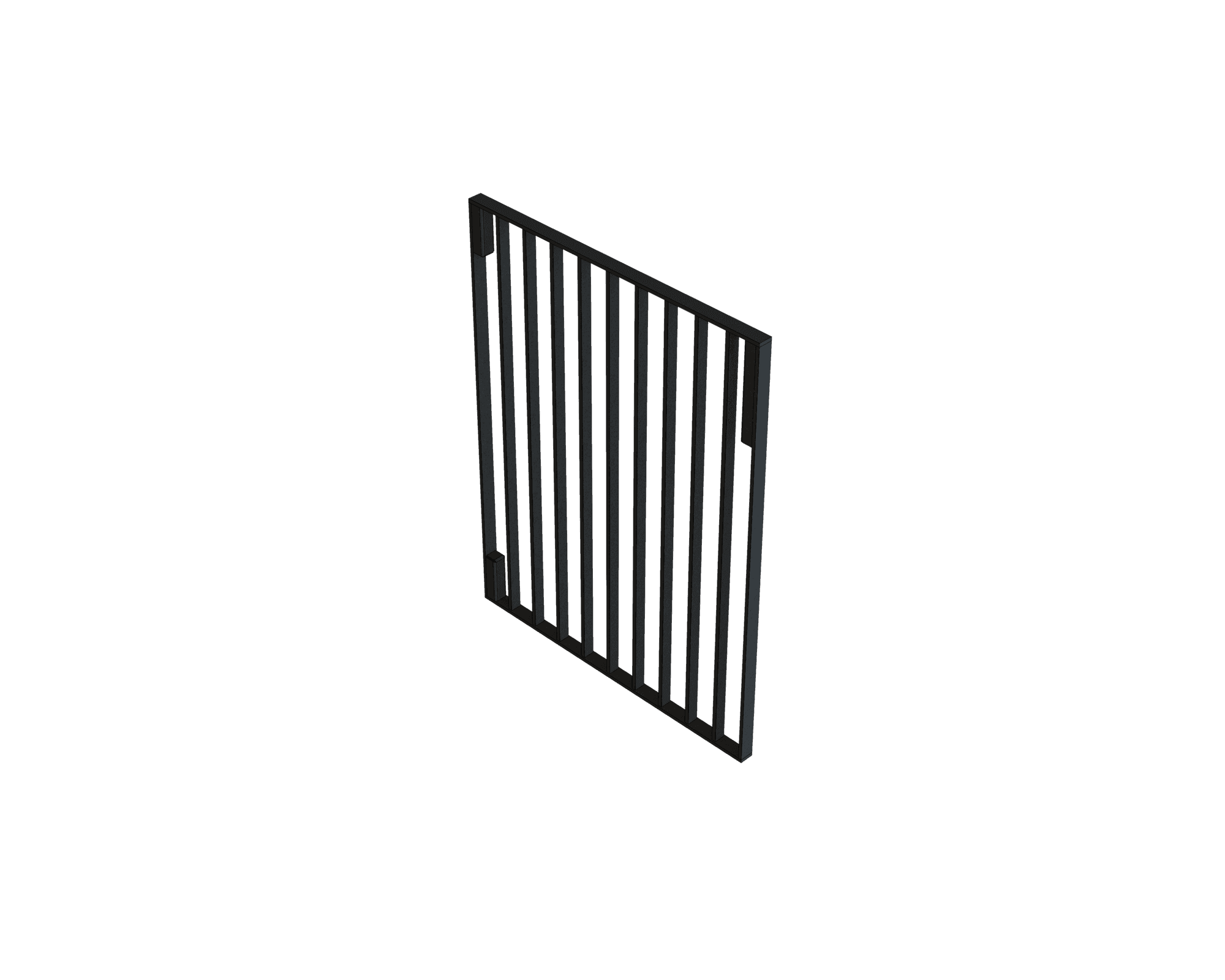 Gates & Posts in the Slimline fencing system